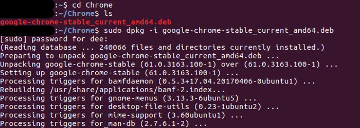 Cara Install Google Chrome Di Ubuntu 17.04 01 - www.dedyprastyo.com